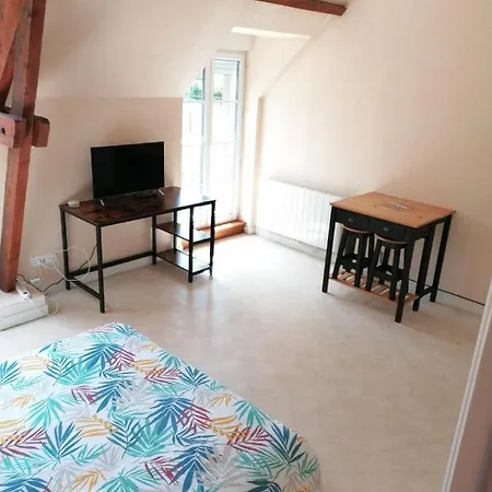 Studio Avec Vue Sur La Baie Avranches Buitenkant foto